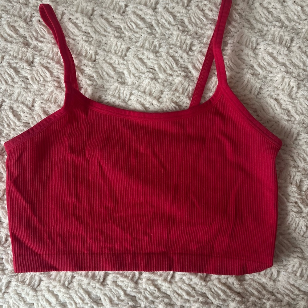 Art Class Vibrant Red Top